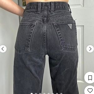 Vintage black guess jeans
